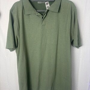 Olive Green Polo Shirt Concepts by Claiborne Pima Cotton Blend Polo – Size M